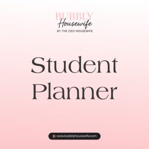 STUDENT PLANNER | Google Sheets (11 Tabs)