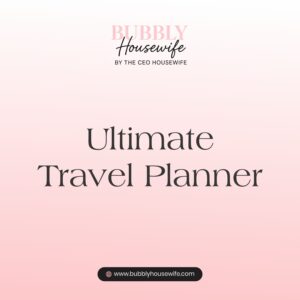 ULTIMATE TRAVEL PLANNER | Google Sheets (9 Tabs)
